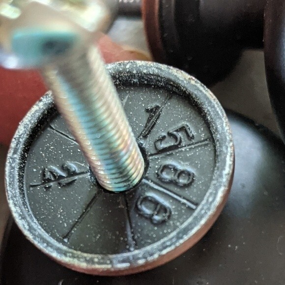 Brixton Ribbed knobs 1 1/4 " Umbrio set of 13 - Picture 2 of 6